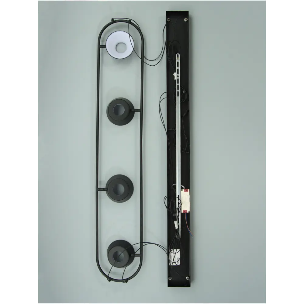 Фото 11 Люстра подвесная светодиодная Bayerlux 10386064 3 м² нейтральный белый свет цвет черный