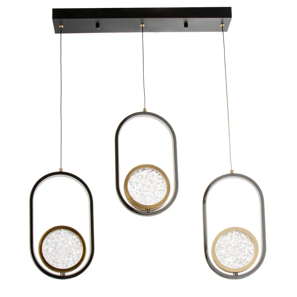 Фото Светильник подвесной светодиодный Bayerlux 9254661 3 м² нейтральный белый свет цвет золотой Фото Светильник подвесной светодиодный Bayerlux 9254661 3 м² нейтральный белый свет цвет золотой