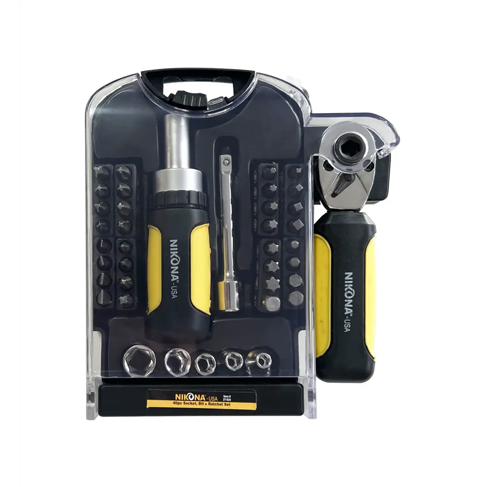 Фото Набор отвертка со сменными насадками Nikona 27-624, 40 шт
