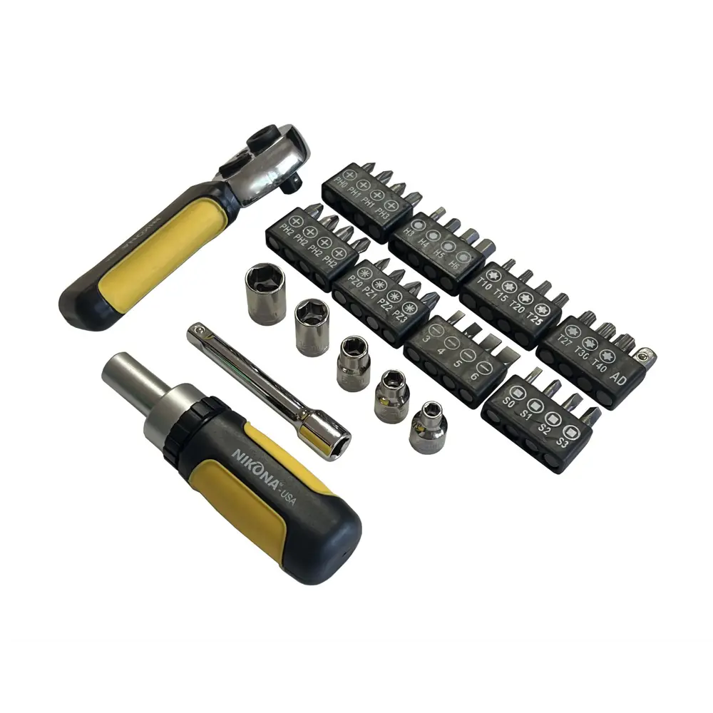 Фото 3 Набор отвертка со сменными насадками Nikona 27-624, 40 шт