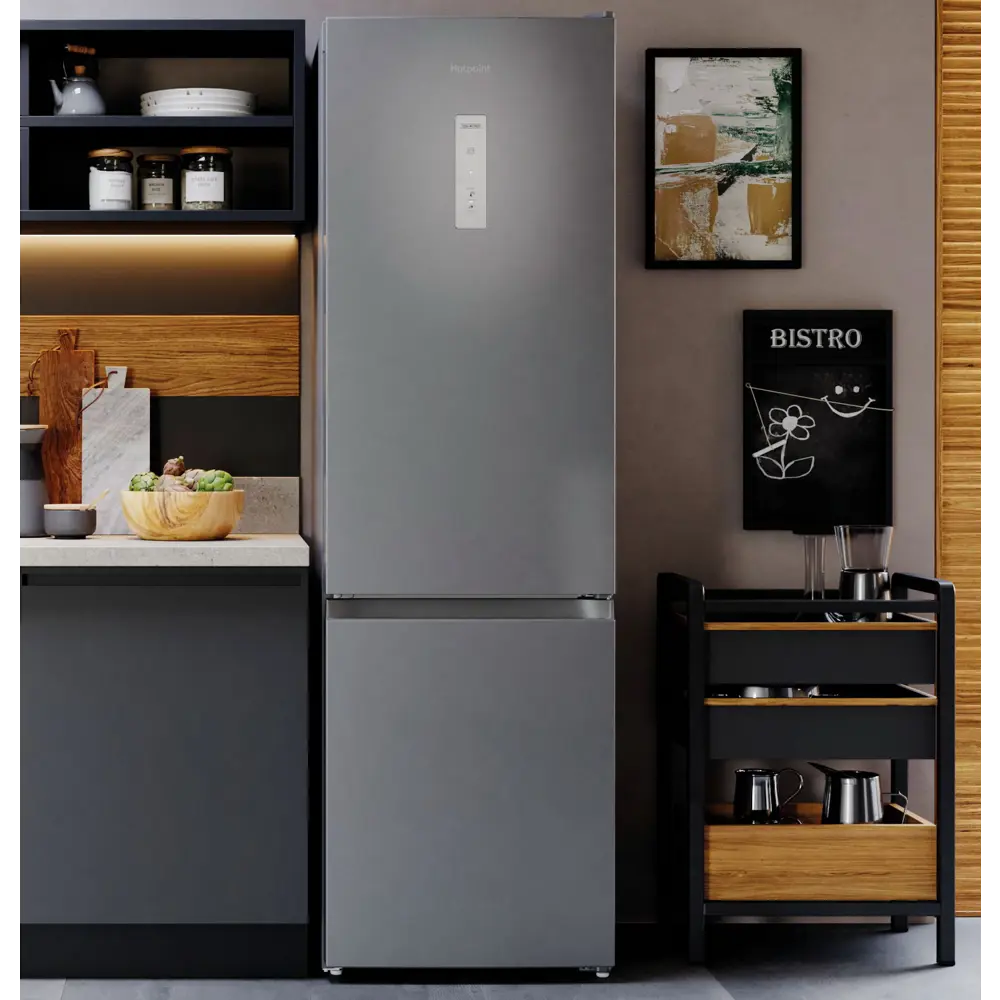 Фото 9 Холодильник Hotpoint HT 5200 S 60x196 см цвет серебристый Фото 9 Холодильник Hotpoint HT 5200 S 60x196 см цвет серебристый