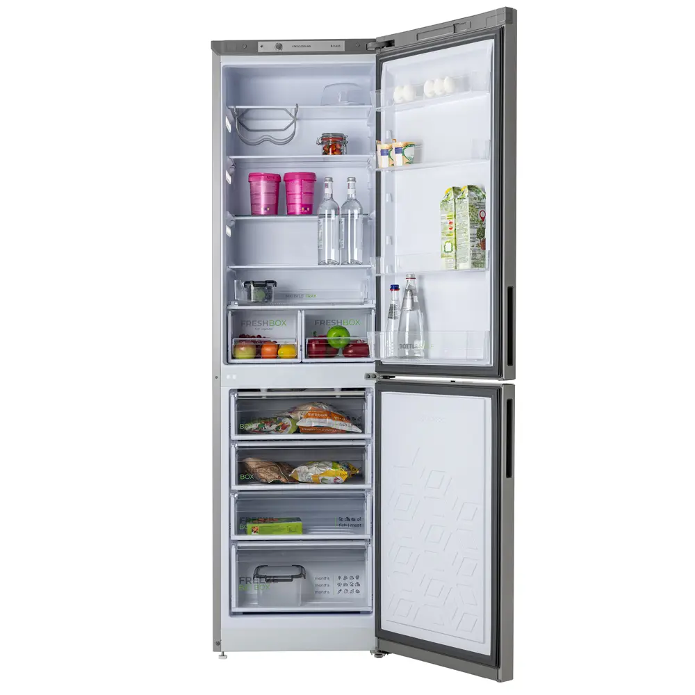 Фото 2 Отдельностоящий холодильник Бирюса Б-M6149 60x207 см цвет металл Фото 2 Отдельностоящий холодильник Бирюса Б-M6149 60x207 см цвет металл