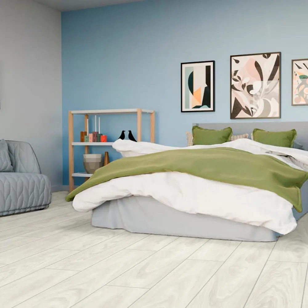 Фото 8 Ламинат Kronopol Fiori Aqua Zero Дуб Daisy 33 класс толщина 10 мм с фаской 1.67 м², цена за упаковку Фото 8 Ламинат Kronopol Fiori Aqua Zero Дуб Daisy 33 класс толщина 10 мм с фаской 1.67 м², цена за упаковку