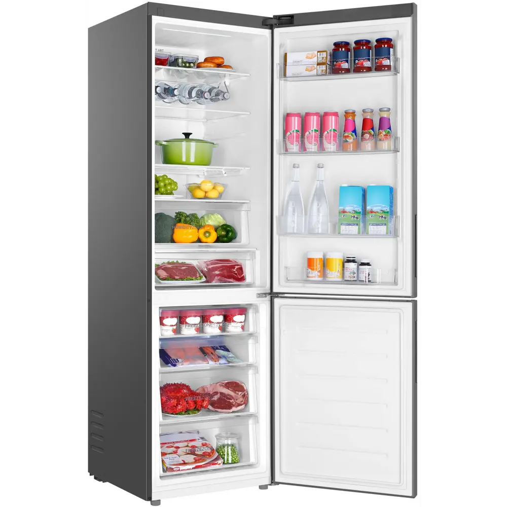 Фото 2 Холодильник Haier C4F640CXU1 59.5x200 см цвет нержавеющая сталь Фото 2 Холодильник Haier C4F640CXU1 59.5x200 см цвет нержавеющая сталь