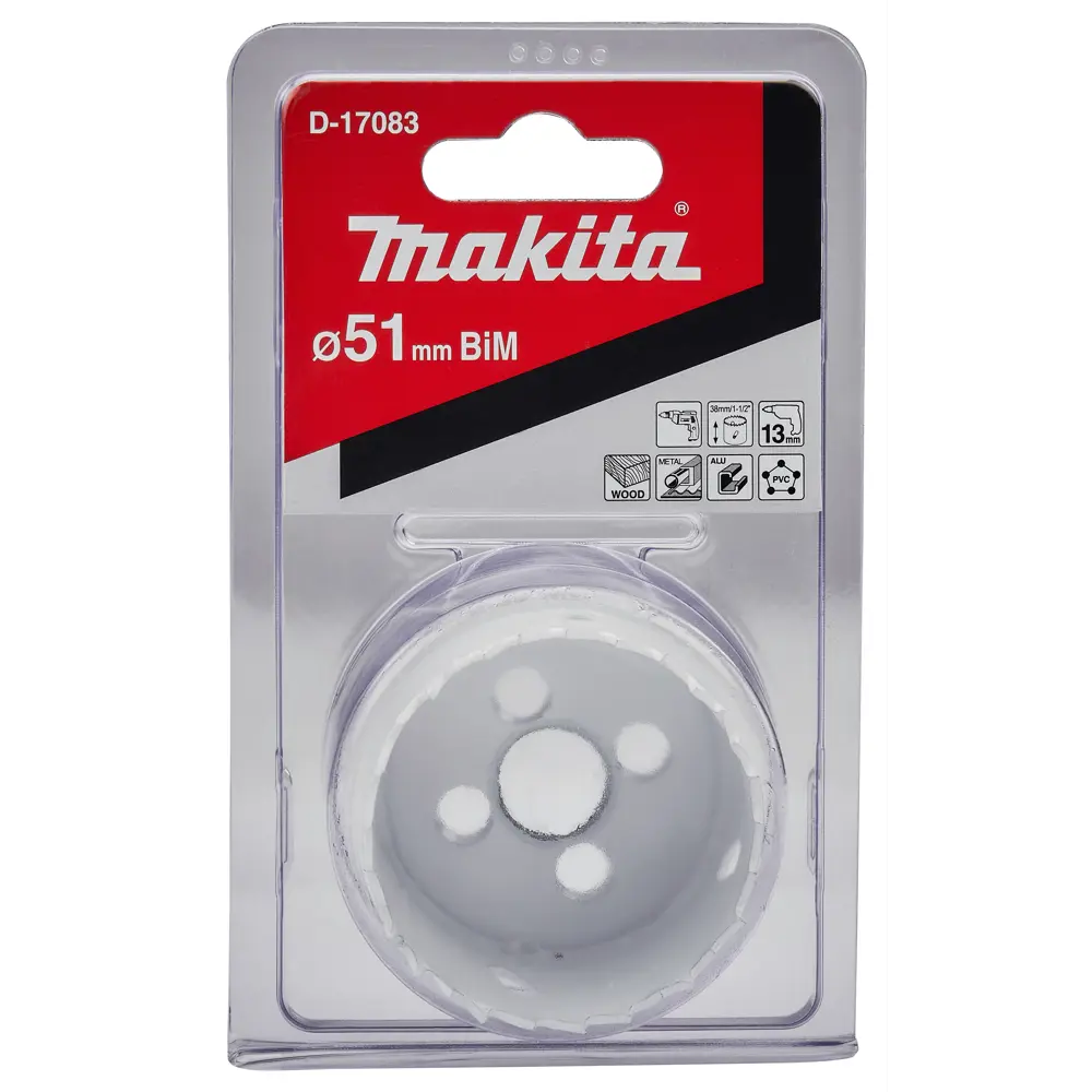 Фото 2 Коронка по металлу Makita D-17083 51 мм Фото 2 Коронка по металлу Makita D-17083 51 мм