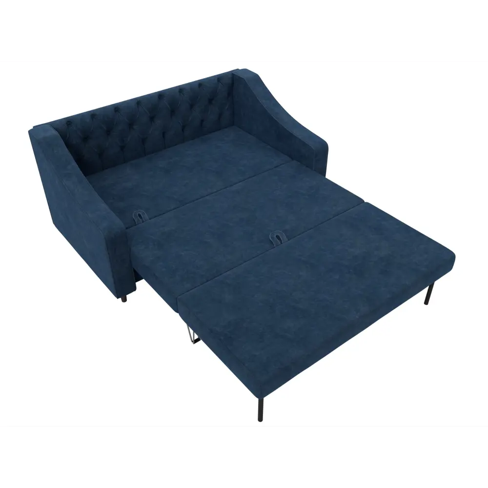 Фото 8 Диван прямой Лига-071 Лига диванов 129781 164x82x93 см велюр цвет brut 11 синий