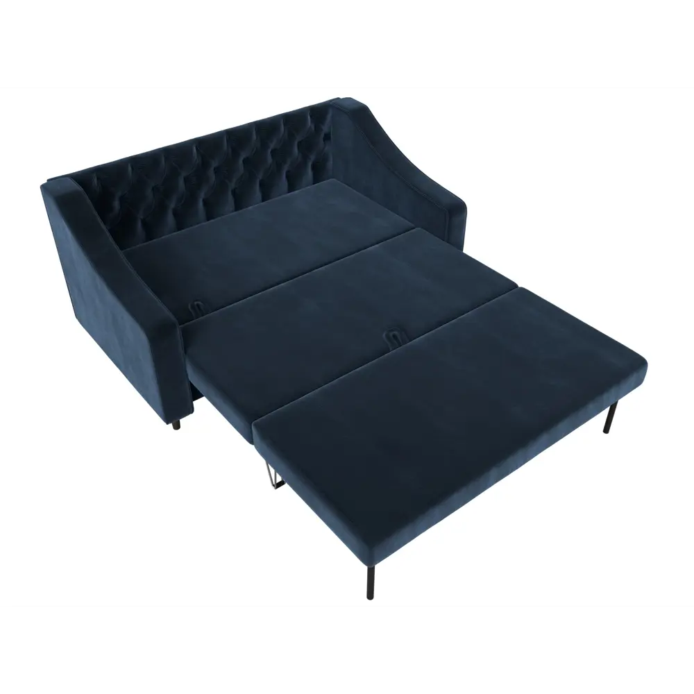 Фото 8 Диван прямой Лига-071 Лига диванов 129775 164x82x93 см велюр цвет tower 13 синий