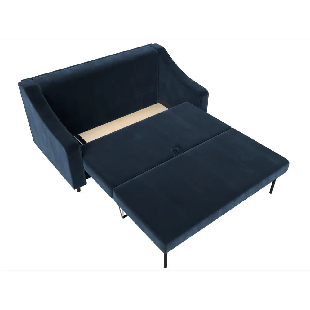 Фото 7 Диван прямой Лига-071 Лига диванов 129775 164x82x93 см велюр цвет tower 13 синий