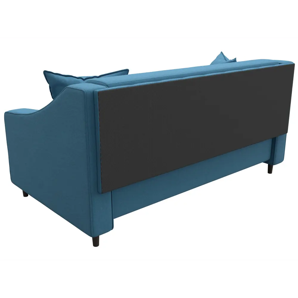 Фото 6 Диван прямой Лига-071 Лига диванов 129653 164x82x93 см рогожка цвет амур 10 голубой