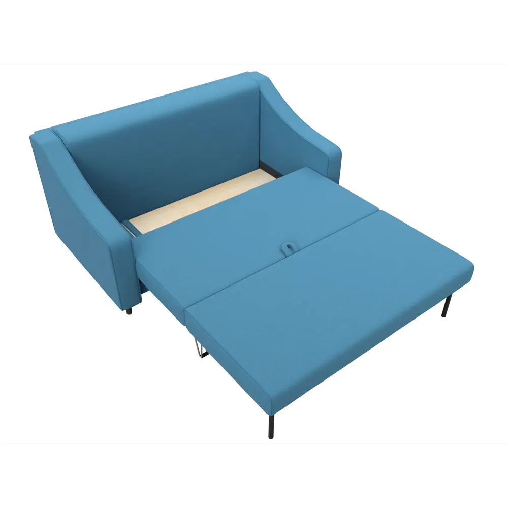 Фото 7 Диван прямой Лига-071 Лига диванов 129653 164x82x93 см рогожка цвет амур 10 голубой