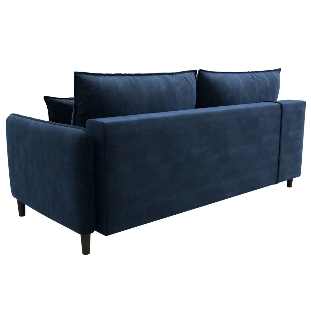 Фото 5 Диван прямой Лига-064 НПБ Лига диванов 129613 217x98x105 см шенилл цвет rimini 10 синий