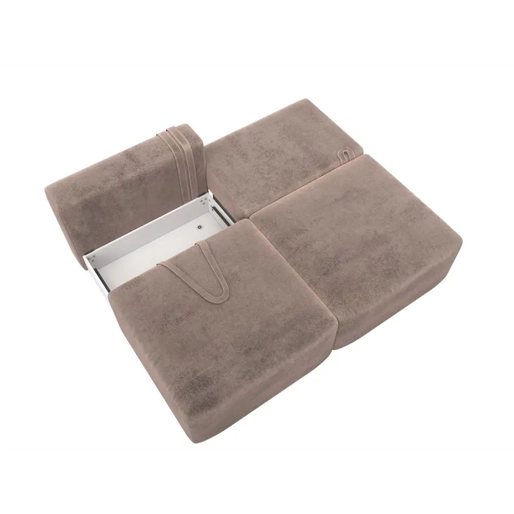 Фото 8 Диван прямой модульный Лига-060 НПБ Лига диванов 129456 200x84x118 см велюр цвет tower 05 бежевый Фото 8 Диван прямой модульный Лига-060 НПБ Лига диванов 129456 200x84x118 см велюр цвет tower 05 бежевый