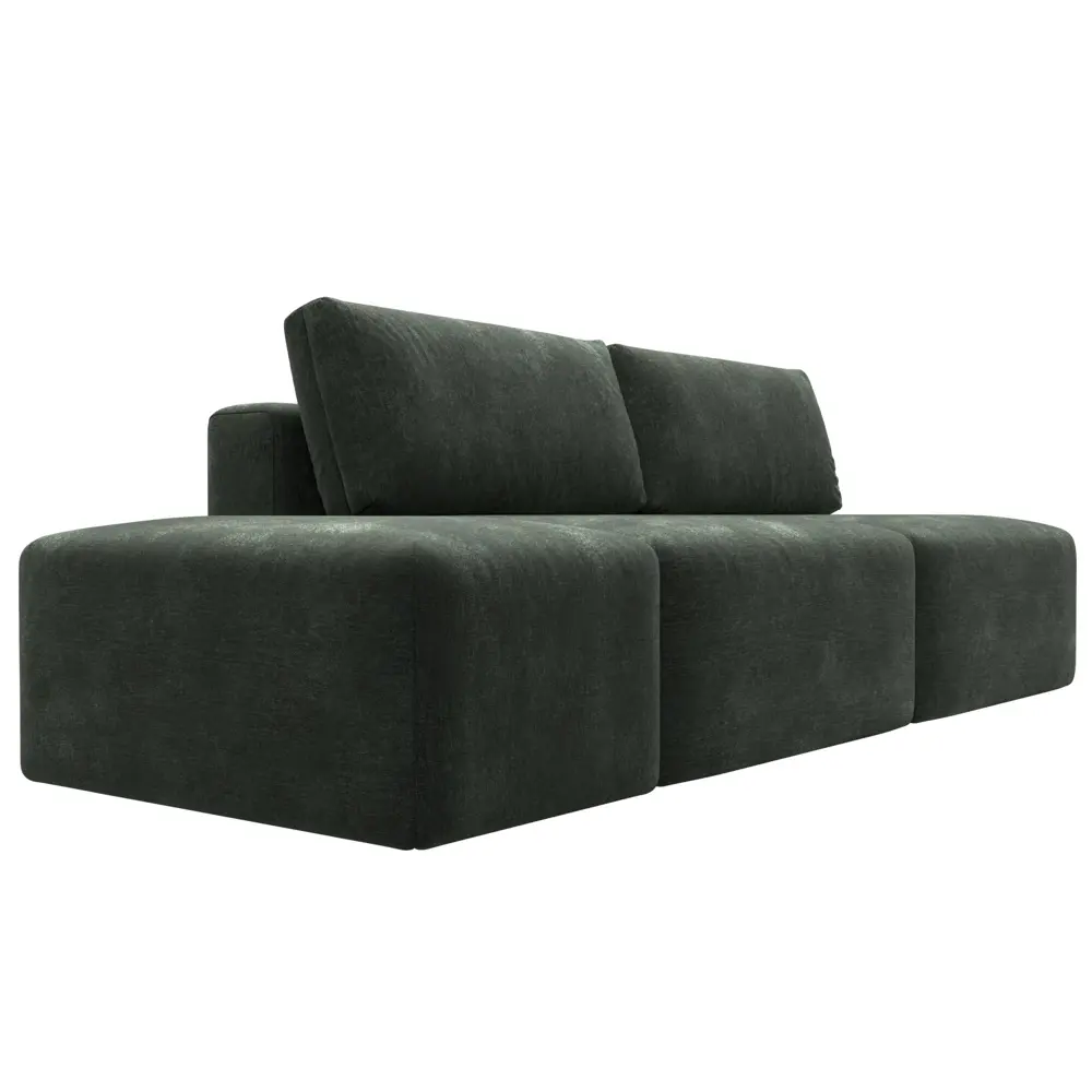 Фото 3 Диван прямой модульный с пуфом Лига-060 НПБ Лига диванов 129660 267x84x118 см шенилл цвет rimini 09 зеленый Фото 3 Диван прямой модульный с пуфом Лига-060 НПБ Лига диванов 129660 267x84x118 см шенилл цвет rimini 09 зеленый