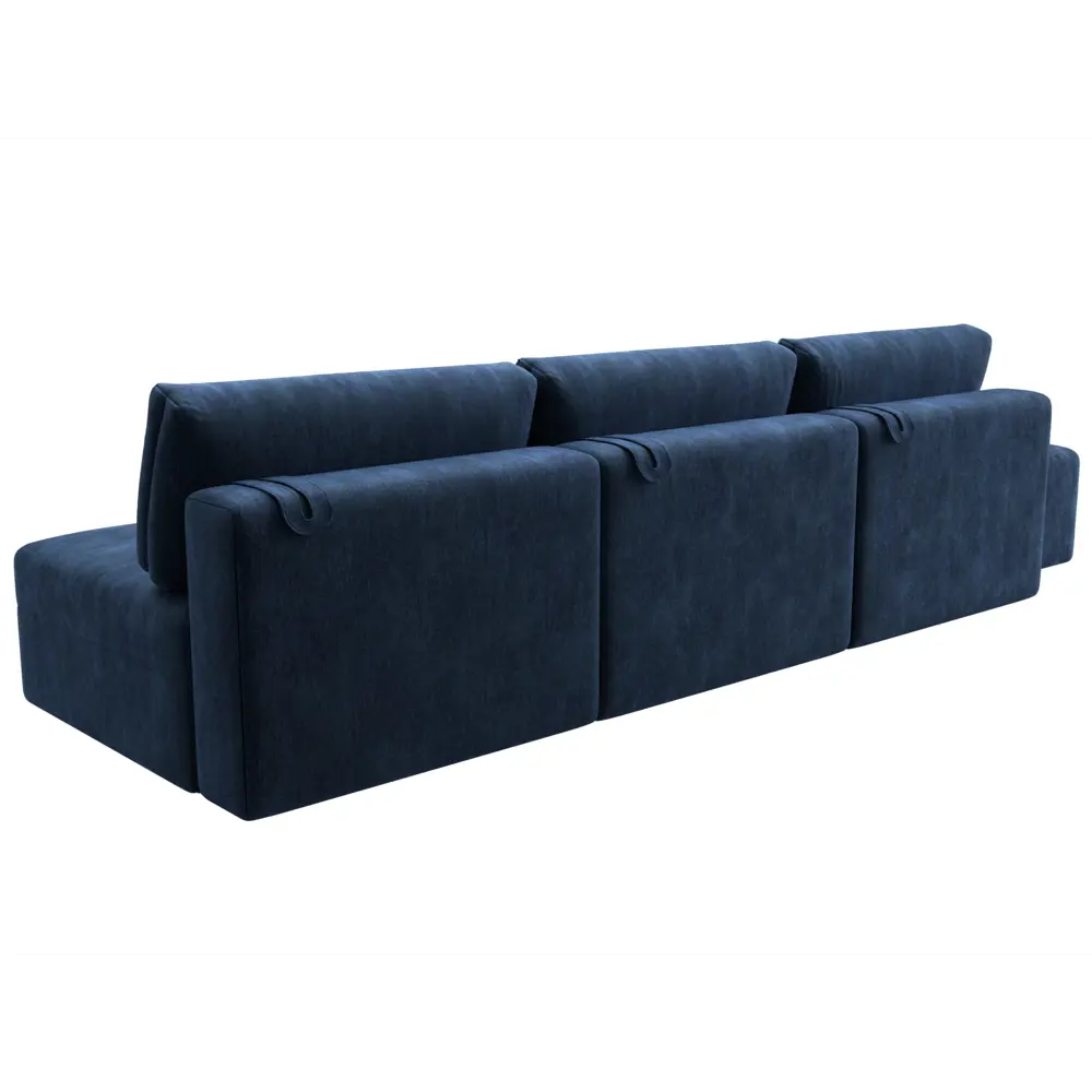 Фото 5 Диван прямой модульный с пуфом Лига-060 НПБ Лонг Лига диванов 129480 367x84x118 см шенилл цвет rimini 10 синий Фото 5 Диван прямой модульный с пуфом Лига-060 НПБ Лонг Лига диванов 129480 367x84x118 см шенилл цвет rimini 10 синий