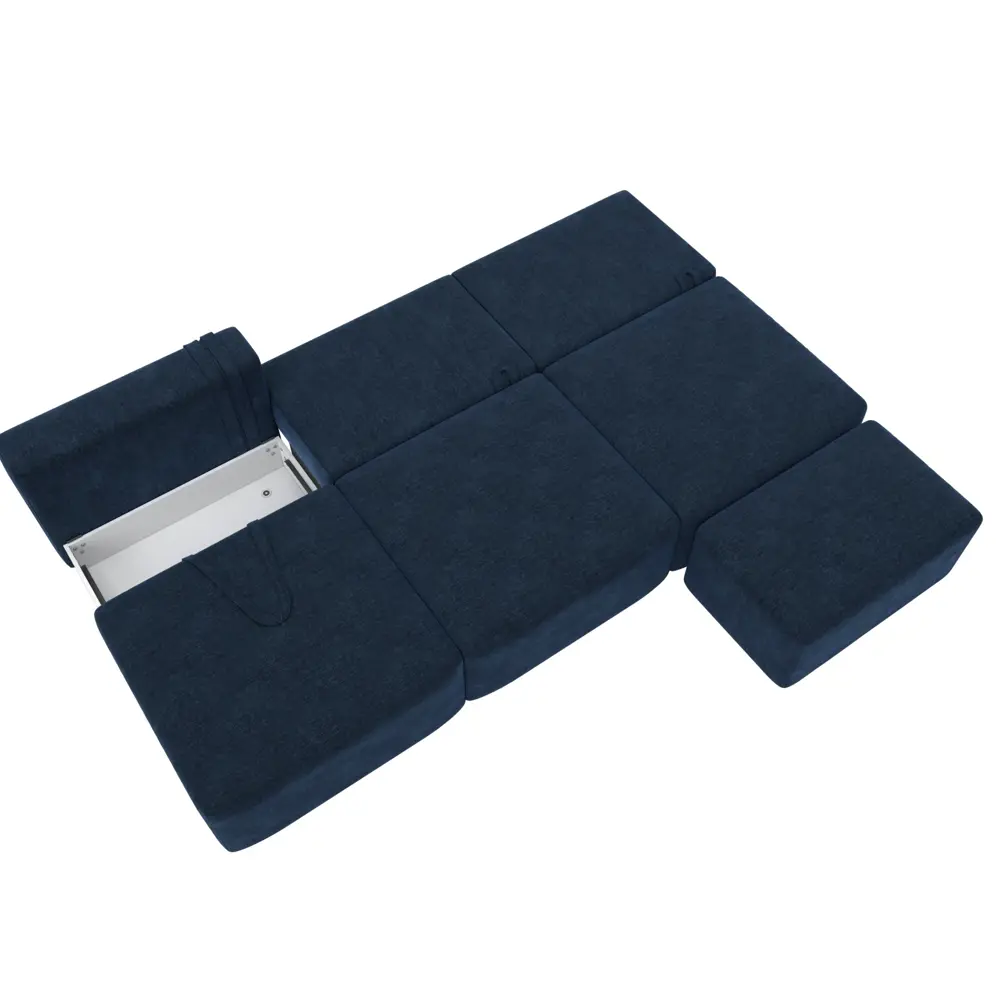 Фото 9 Диван прямой модульный с пуфом Лига-060 НПБ Лонг Лига диванов 129480 367x84x118 см шенилл цвет rimini 10 синий Фото 9 Диван прямой модульный с пуфом Лига-060 НПБ Лонг Лига диванов 129480 367x84x118 см шенилл цвет rimini 10 синий