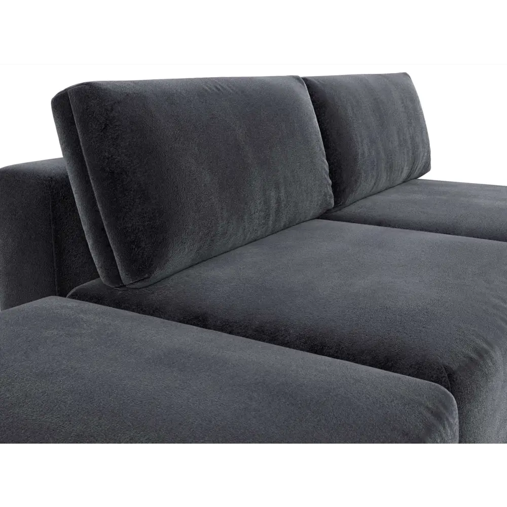 Фото 4 Диван угловой модульный с пуфом Лига-060 НПБ Лига диванов 129683 267x84x187 см велюр цвет tower 11 темно-серый Фото 4 Диван угловой модульный с пуфом Лига-060 НПБ Лига диванов 129683 267x84x187 см велюр цвет tower 11 темно-серый