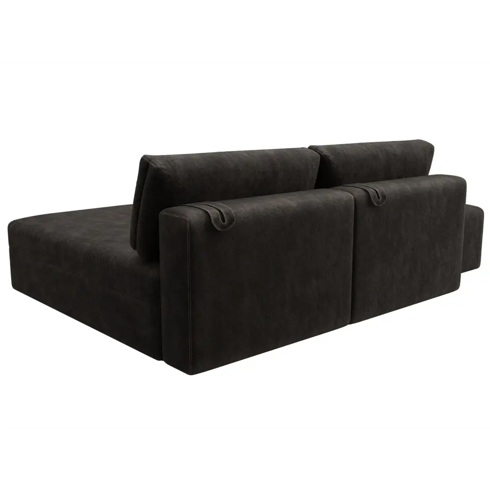 Фото 5 Диван угловой модульный с пуфом Лига-060 НПБ Лига диванов 129697 267x84x187 см велюр цвет brut 17 коричневый Фото 5 Диван угловой модульный с пуфом Лига-060 НПБ Лига диванов 129697 267x84x187 см велюр цвет brut 17 коричневый