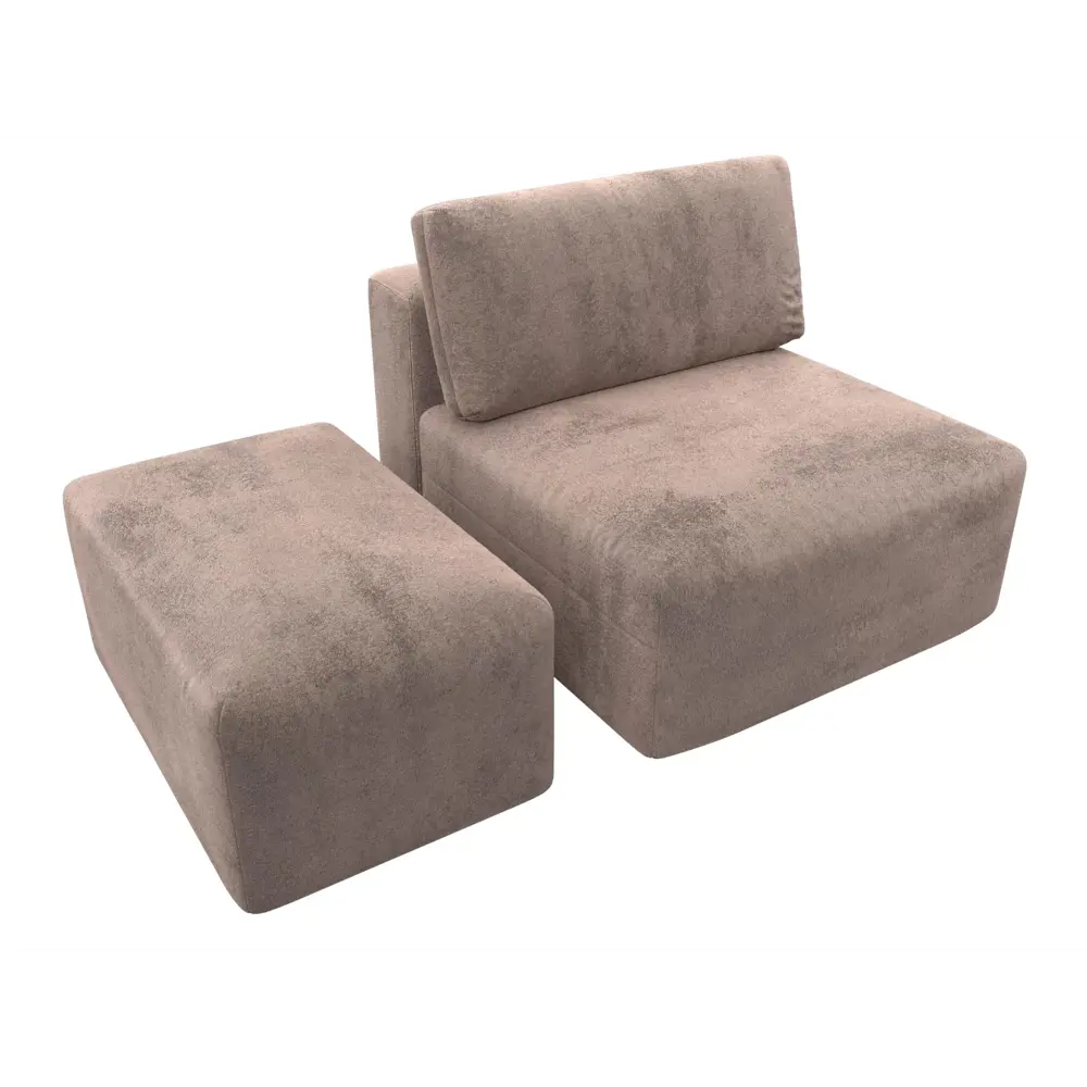 Фото 6 Модули диван и пуф Лига-060 НПБ Лига диванов 129589 100x84x185 см велюр цвет tower 05 бежевый Фото 6 Модули диван и пуф Лига-060 НПБ Лига диванов 129589 100x84x185 см велюр цвет tower 05 бежевый