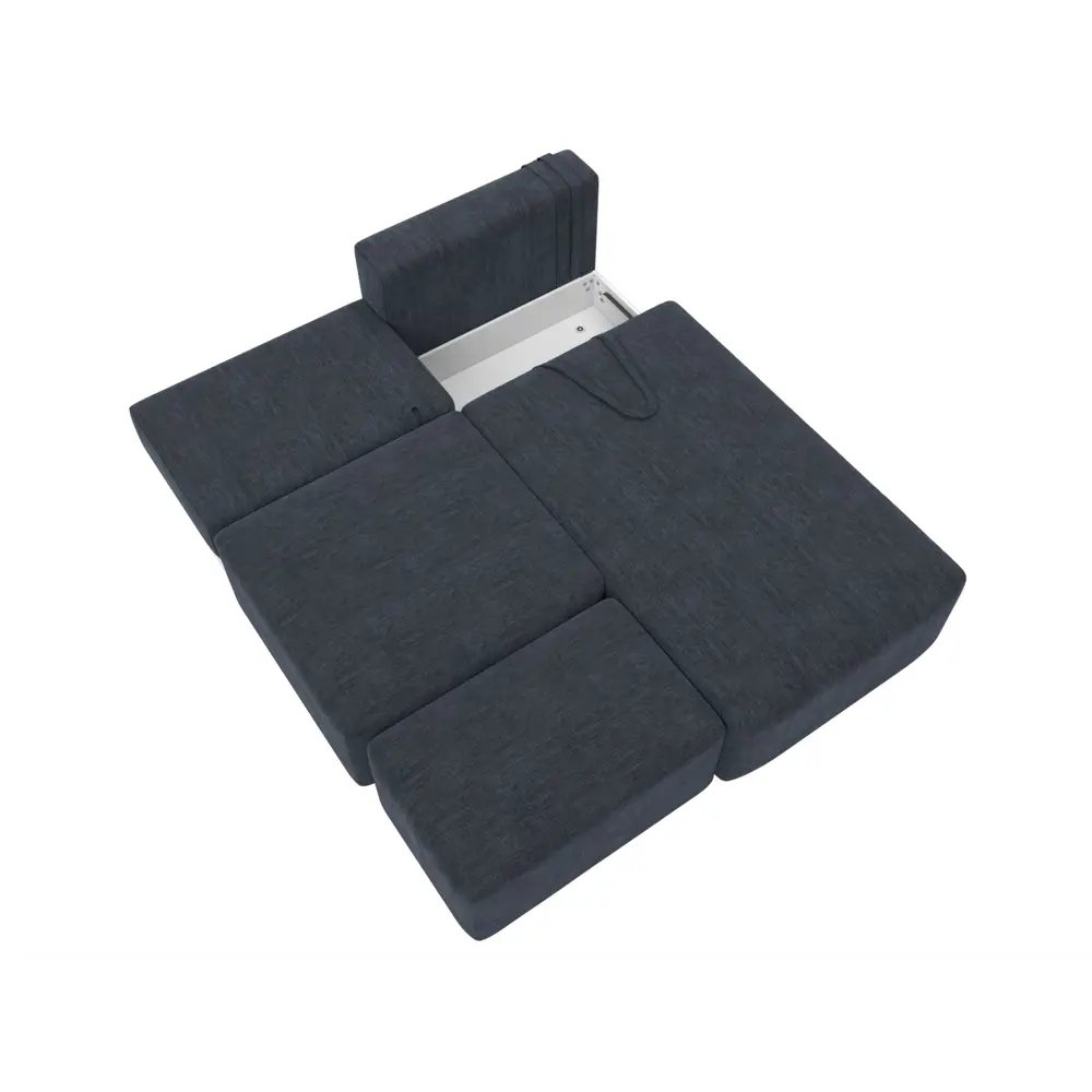 Фото 8 Диван угловой модульный с пуфом Лига-060 НПБ Лига диванов 129687 267x84x187 см шенилл цвет rimini 14 темно-серый Фото 8 Диван угловой модульный с пуфом Лига-060 НПБ Лига диванов 129687 267x84x187 см шенилл цвет rimini 14 темно-серый