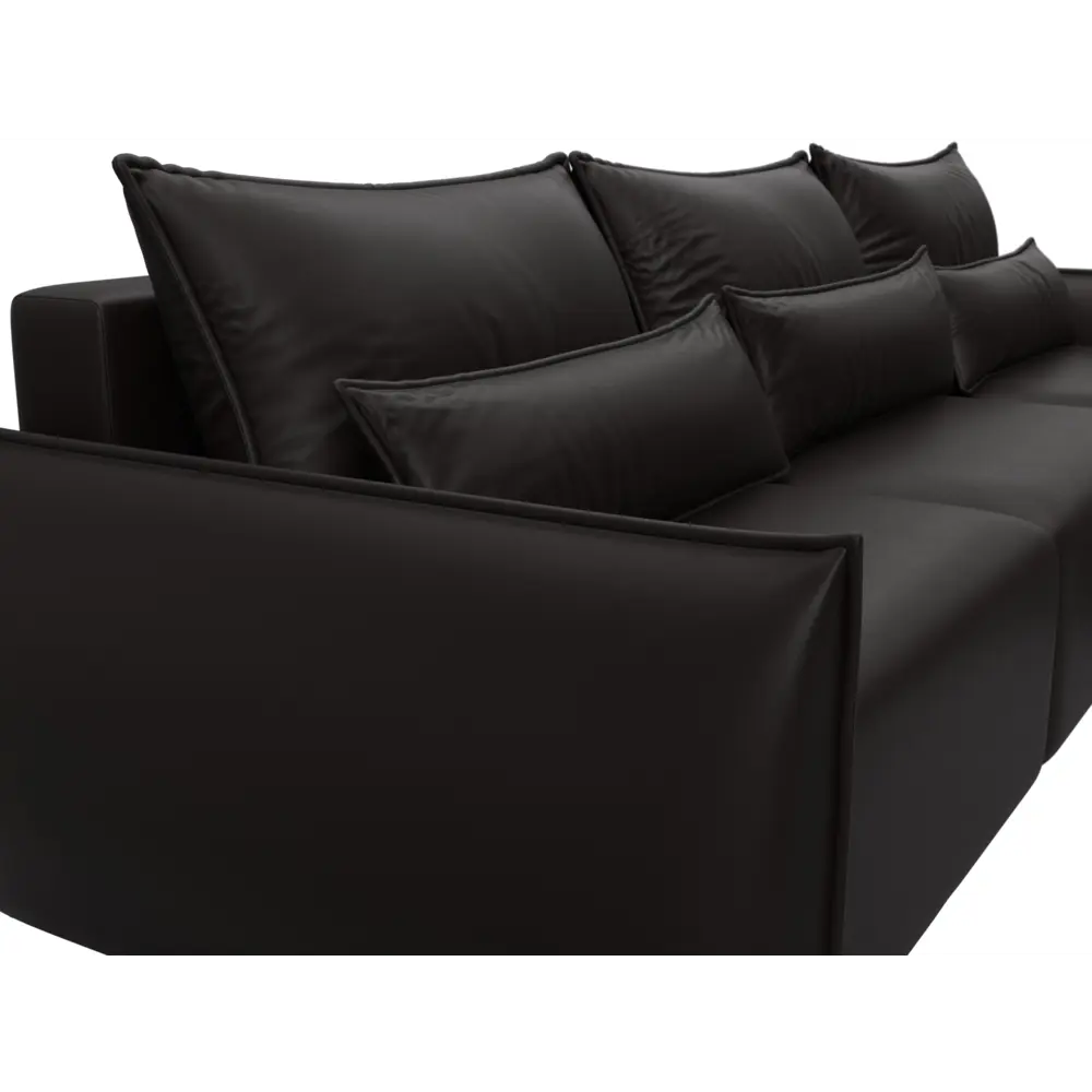 Фото 3 Диван угловой Лига-051 НПБ Лонг Лига диванов 129891 322x96x160 см экокожа цвет grifon 12 коричневый