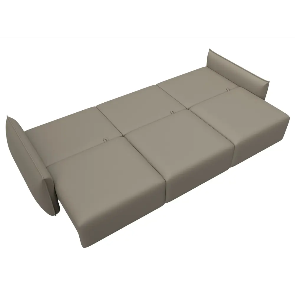 Фото 10 Диван прямой Лига-051 НПБ Лонг Лига диванов 129882 322x96x112 см экокожа цвет grifon 04 бежевый