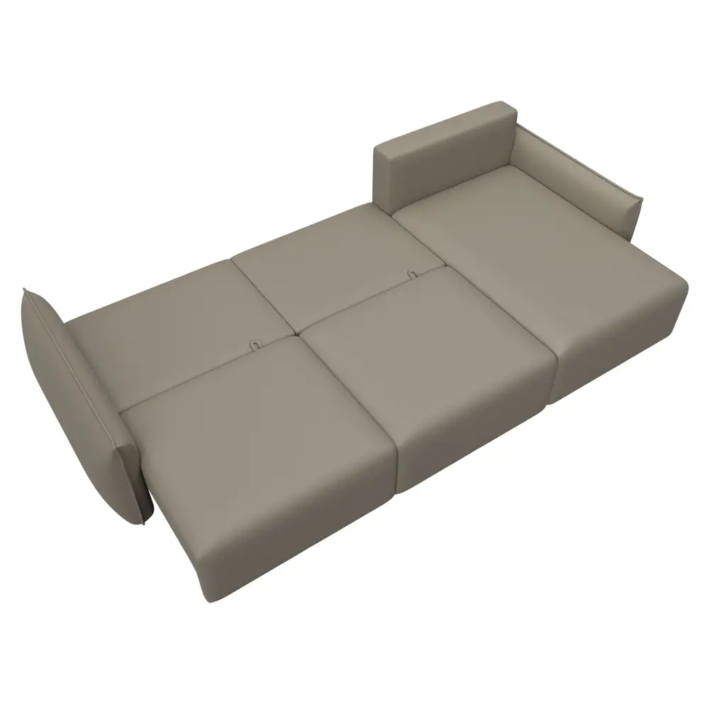 Фото 9 Диван угловой Лига-051 НПБ Лонг Лига диванов 129890 322x96x160 см экокожа цвет grifon 04 бежевый