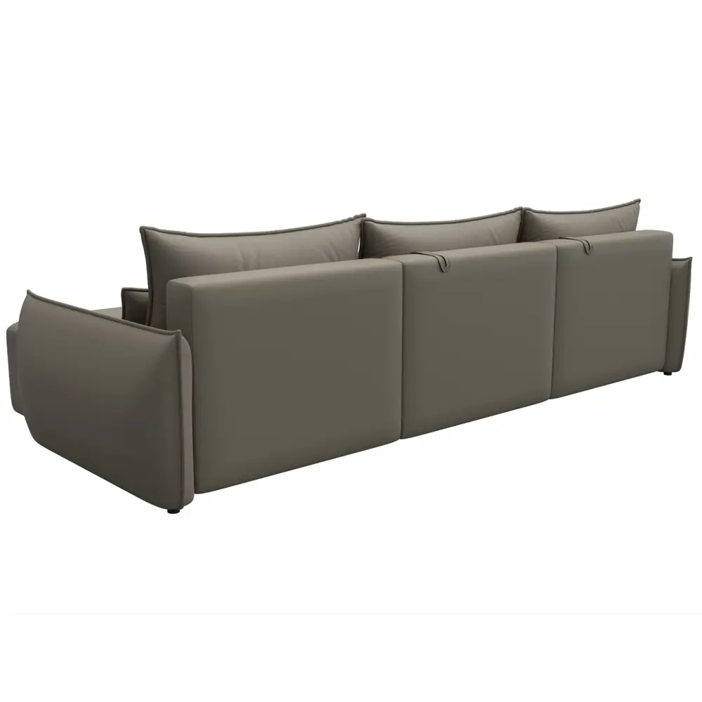 Фото 5 Диван угловой Лига-051 НПБ Лонг Лига диванов 129890 322x96x160 см экокожа цвет grifon 04 бежевый