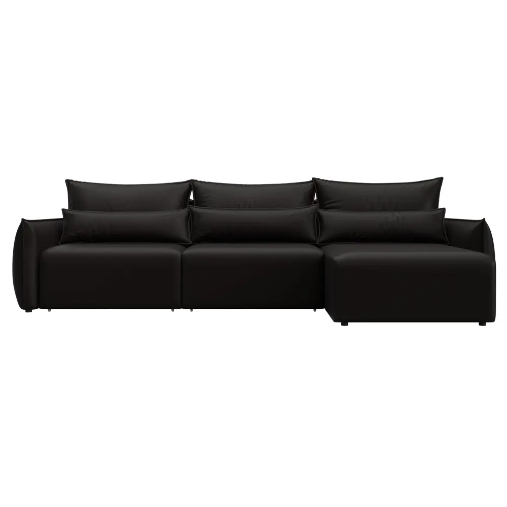 Фото 2 Диван угловой Лига-051 НПБ Лонг Лига диванов 129891 322x96x160 см экокожа цвет grifon 12 коричневый