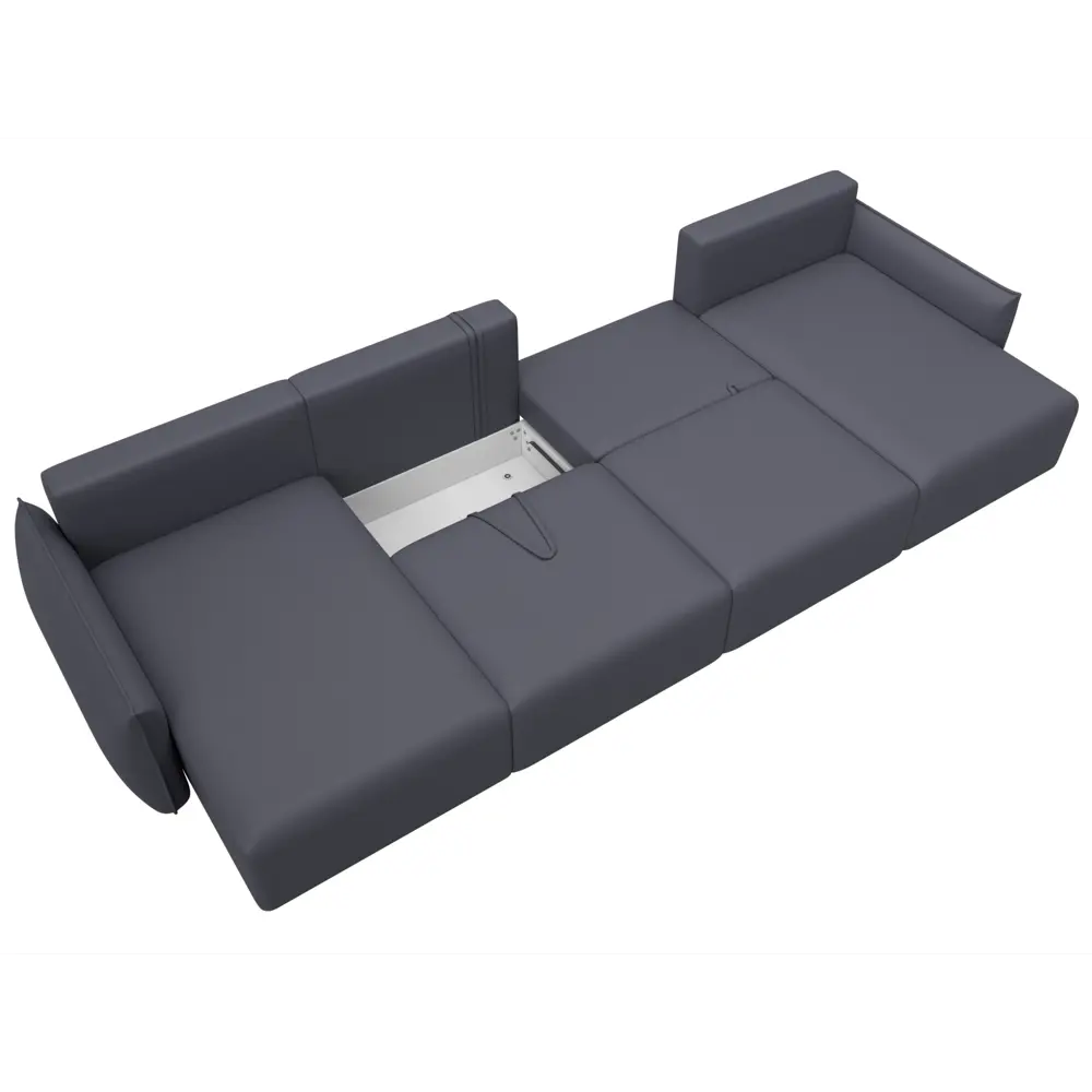 Фото 8 Диван П-образный Лига-051 НПБ Лонг Лига диванов 129897 420x96x160 см экокожа цвет grifon 15 серый Фото 8 Диван П-образный Лига-051 НПБ Лонг Лига диванов 129897 420x96x160 см экокожа цвет grifon 15 серый