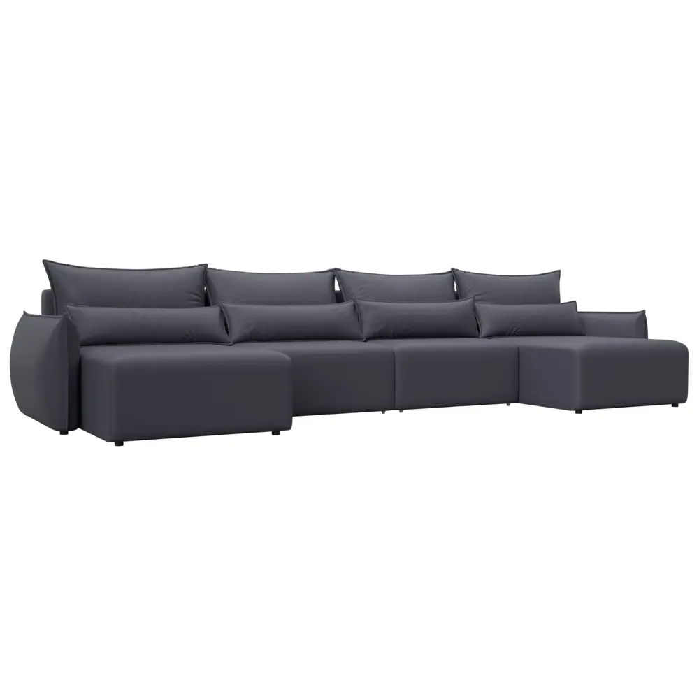 Фото Диван П-образный Лига-051 НПБ Лонг Лига диванов 129897 420x96x160 см экокожа цвет grifon 15 серый Фото Диван П-образный Лига-051 НПБ Лонг Лига диванов 129897 420x96x160 см экокожа цвет grifon 15 серый