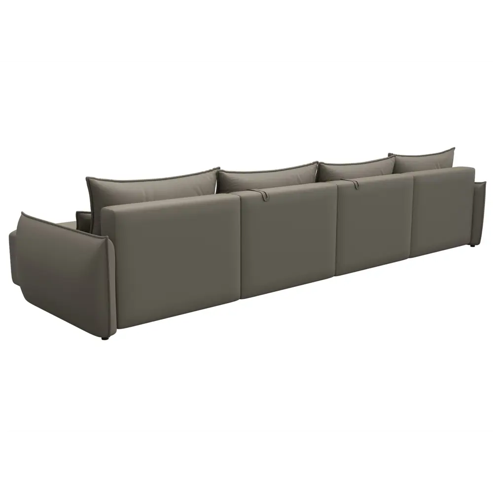 Фото 5 Диван П-образный Лига-051 НПБ Лонг Лига диванов 129894 420x96x160 см экокожа цвет grifon 04 бежевый Фото 5 Диван П-образный Лига-051 НПБ Лонг Лига диванов 129894 420x96x160 см экокожа цвет grifon 04 бежевый