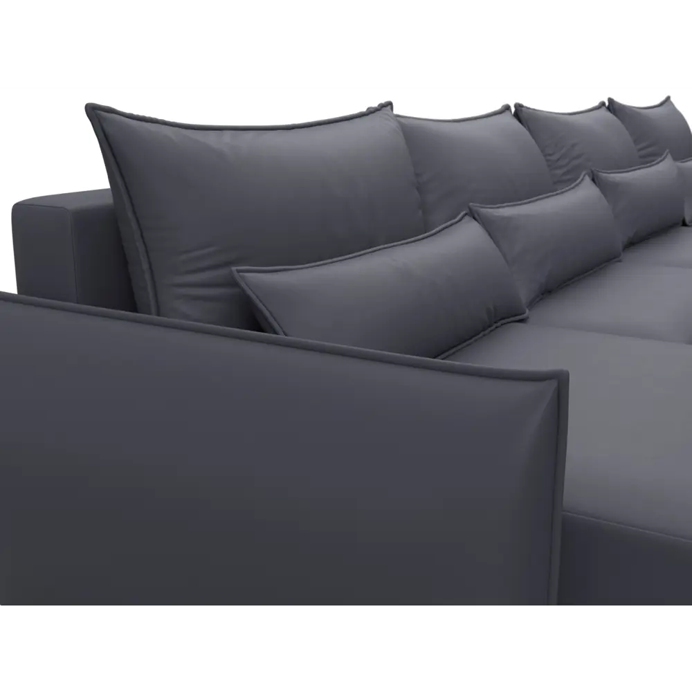 Фото 3 Диван П-образный Лига-051 НПБ Лонг Лига диванов 129897 420x96x160 см экокожа цвет grifon 15 серый Фото 3 Диван П-образный Лига-051 НПБ Лонг Лига диванов 129897 420x96x160 см экокожа цвет grifon 15 серый