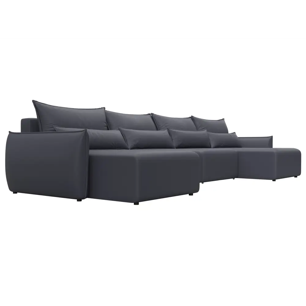 Фото 4 Диван П-образный Лига-051 НПБ Лонг Лига диванов 129897 420x96x160 см экокожа цвет grifon 15 серый Фото 4 Диван П-образный Лига-051 НПБ Лонг Лига диванов 129897 420x96x160 см экокожа цвет grifon 15 серый