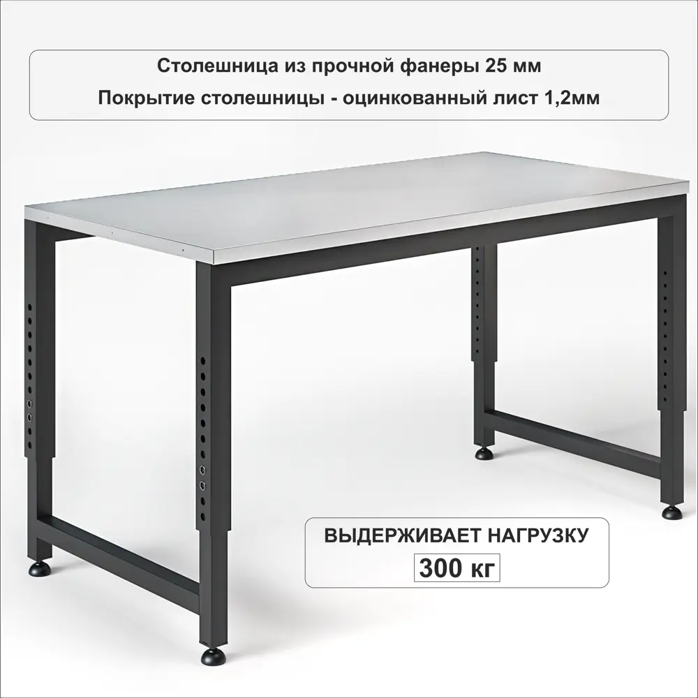 Фото 3 Стол-верстак Borex Verstak_Reg_1400x700, максимальная нагрузка 300 кг Фото 3 Стол-верстак Borex Verstak_Reg_1400x700, максимальная нагрузка 300 кг