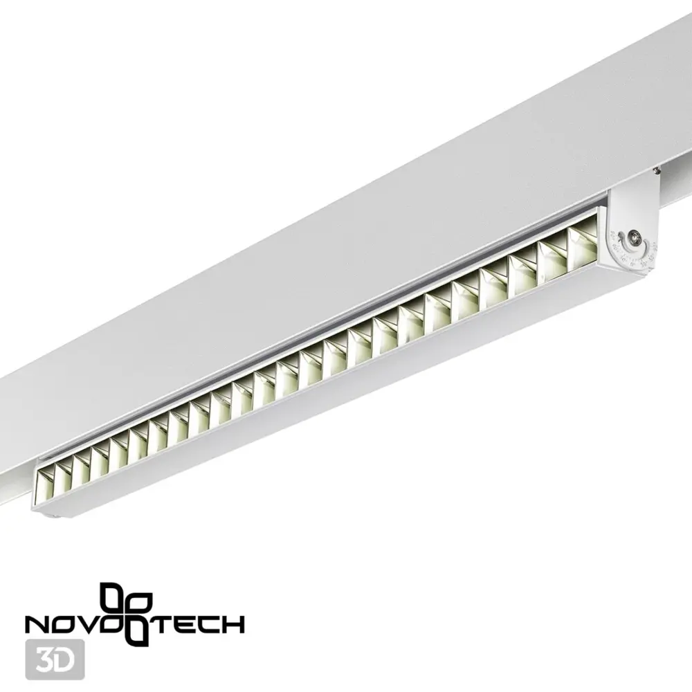 Фото 2 Трековый светильник линейный светодиодный Novotech Nv_358544 24 Вт однофазный нейтральный белый свет цвет белый Фото 2 Трековый светильник линейный светодиодный Novotech Nv_358544 24 Вт однофазный нейтральный белый свет цвет белый