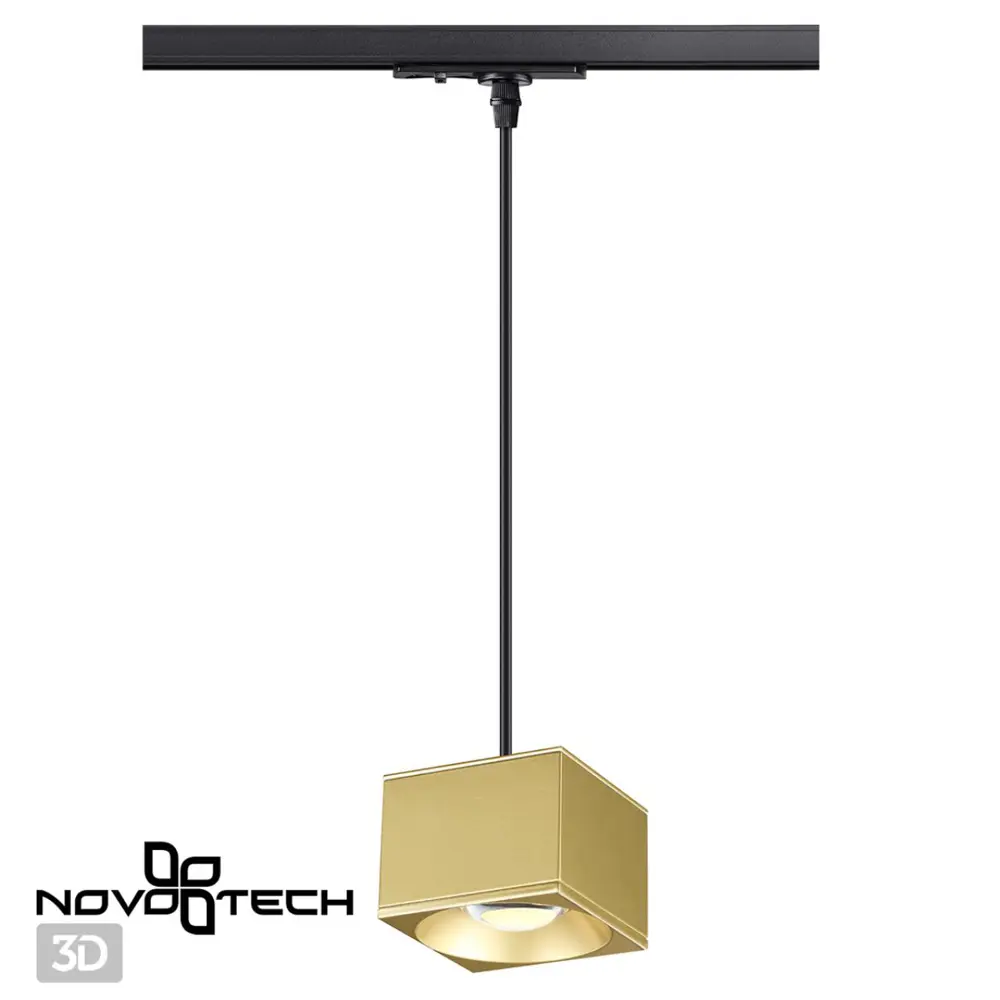 Фото 4 Трековый Светильник Novotech 358674 Patera светодиодный 12 Вт однофазный 6 м² цвет золото Фото 4 Трековый Светильник Novotech 358674 Patera светодиодный 12 Вт однофазный 6 м² цвет золото