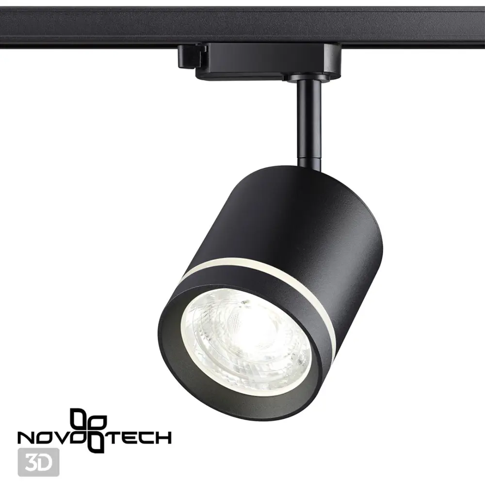 Фото 8 Трековый Светильник Novotech 358801 Arum светодиодный 15 Вт однофазный 6.5 м² цвет черный Фото 8 Трековый Светильник Novotech 358801 Arum светодиодный 15 Вт однофазный 6.5 м² цвет черный