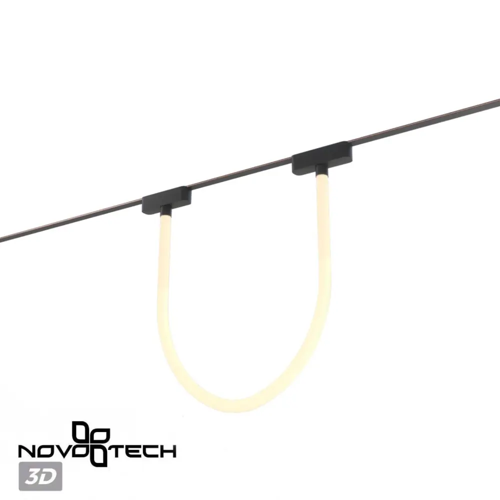 Фото 5 Трековый светильник подвесной светодиодный Novotech 359476 24 Вт однофазный регулируемый белый свет цвет черный Фото 5 Трековый светильник подвесной светодиодный Novotech 359476 24 Вт однофазный регулируемый белый свет цвет черный