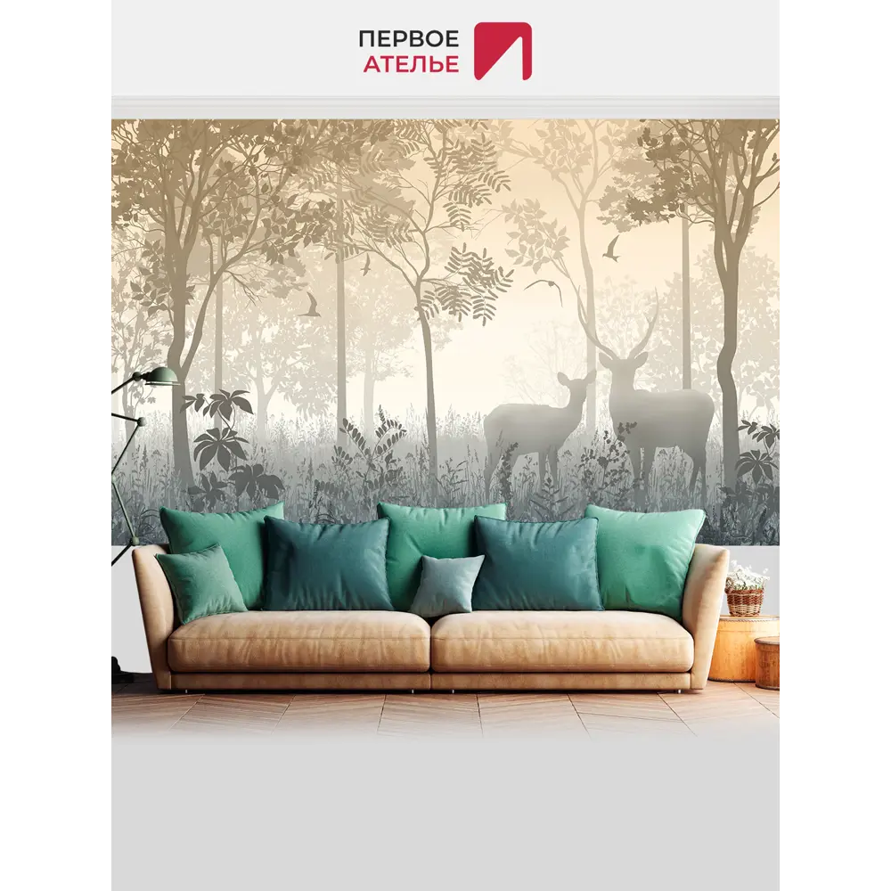 Фото 3 Фотообои флизелиновые Первое ателье 300x190 см pw141380-3