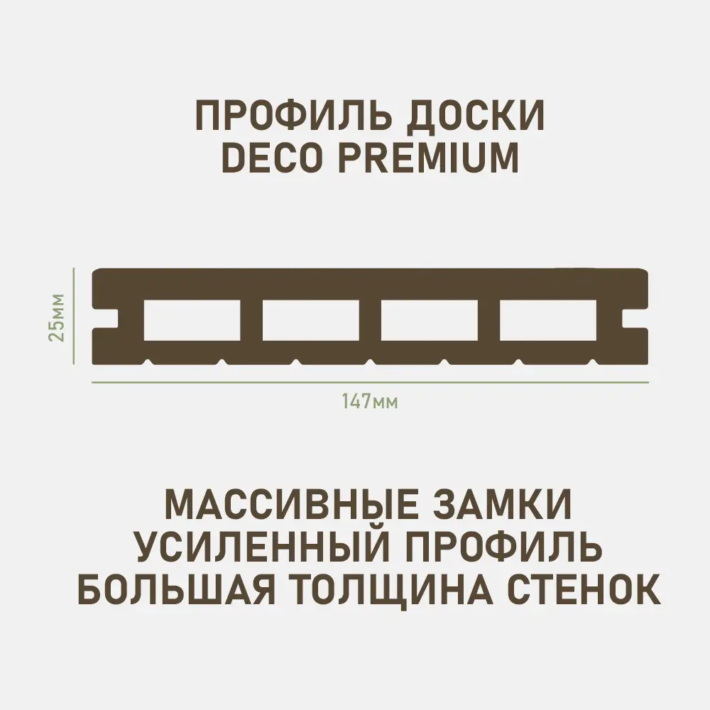 Фото 4 Террасная доска ДПК Deck ecology цвет графит 1500х147x25мм двусторонний структура дерева 0.225м² 6шт Фото 4 Террасная доска ДПК Deck ecology цвет графит 1500х147x25мм двусторонний структура дерева 0.225м² 6шт