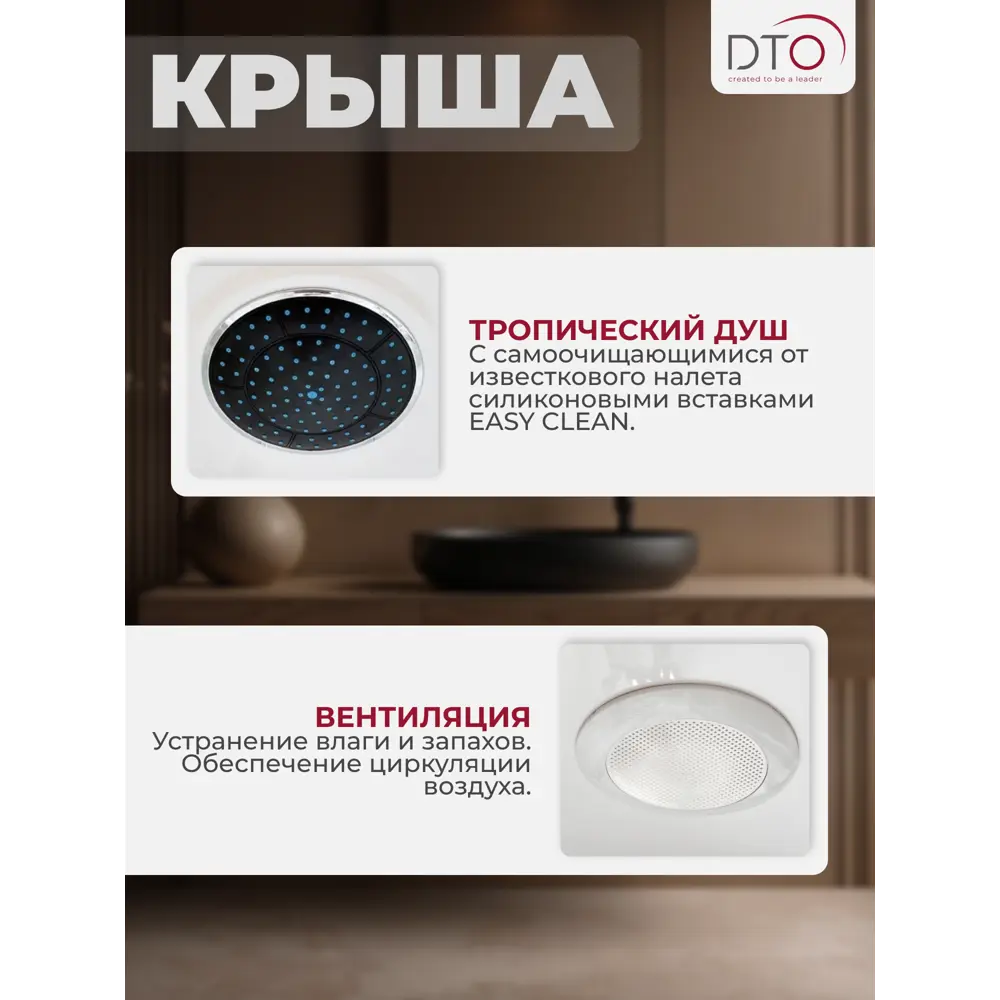 Фото 5 Душевая кабина Dto NS/D09SEL 90X90220 см 1/4 круга поддон низкий стекло матовое