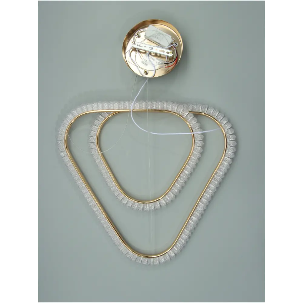 Фото 10 Люстра подвесная светодиодная Bayerlux 10534559 3 м² регулируемый белый свет цвет жёлтый/золотой