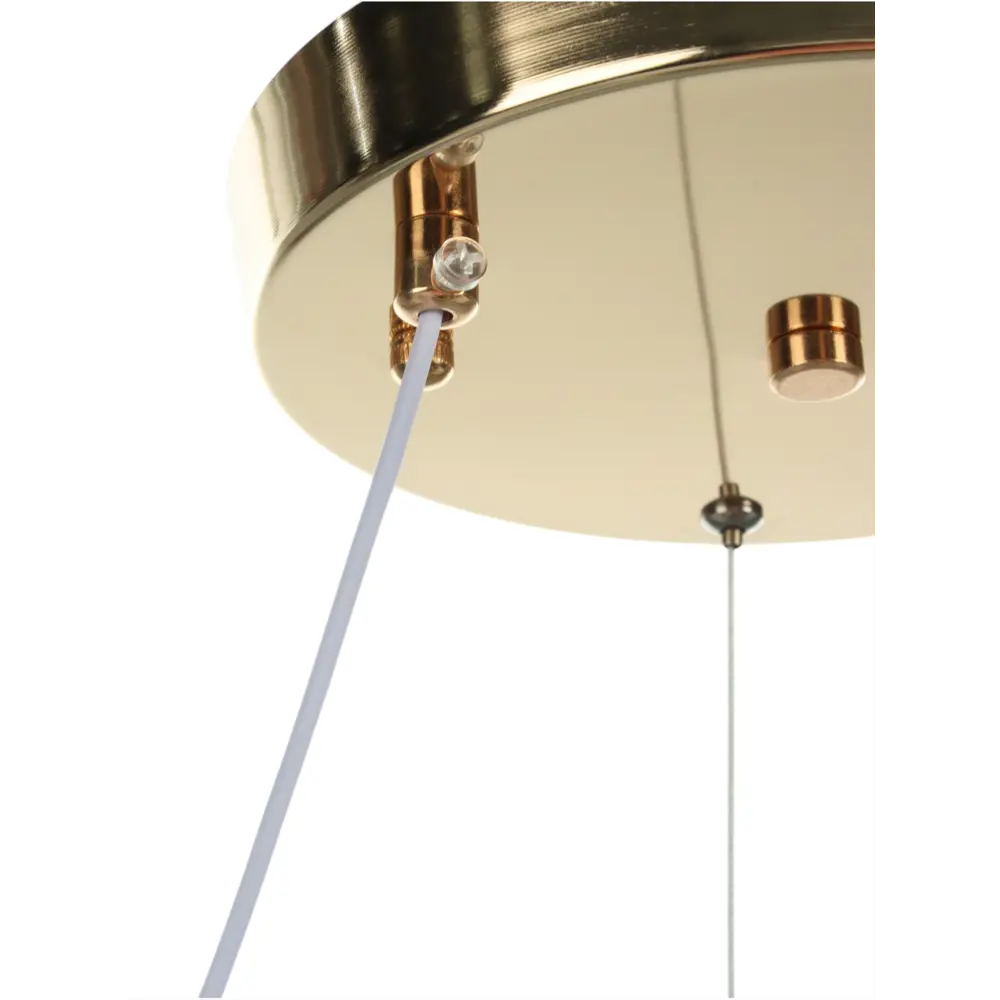 Фото 9 Люстра подвесная светодиодная Bayerlux 10534559 3 м² регулируемый белый свет цвет жёлтый/золотой