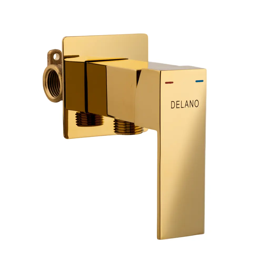 Фото 3 Смеситель с гигиеническим душем Delano MD-AZ69108-T со шлангом цвет глянцевое золотой Фото 3 Смеситель с гигиеническим душем Delano MD-AZ69108-T со шлангом цвет глянцевое золотой