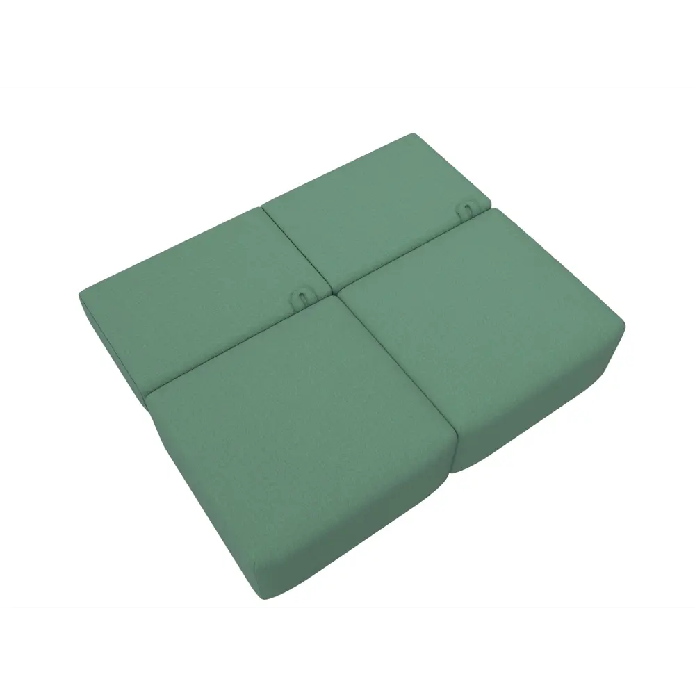 Фото 9 Диван раскладной Лига диванов 200x84x118 см рогожка цвет амур 11 зеленый