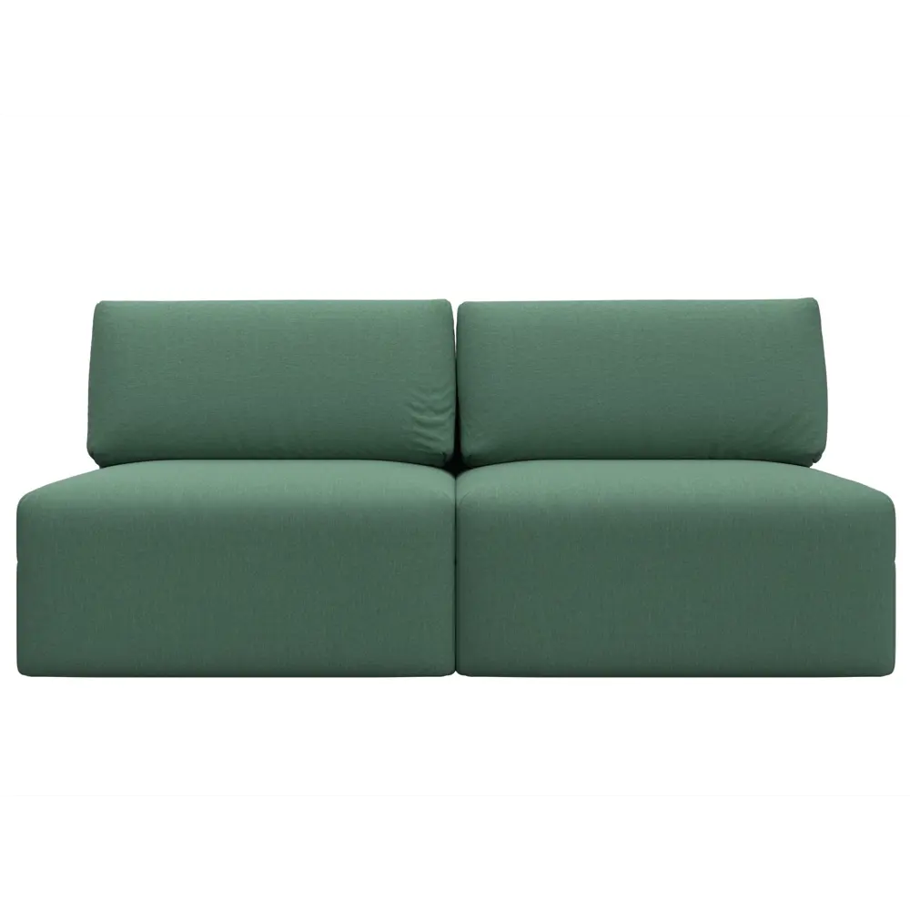 Фото 2 Диван раскладной Лига диванов 200x84x118 см рогожка цвет амур 11 зеленый