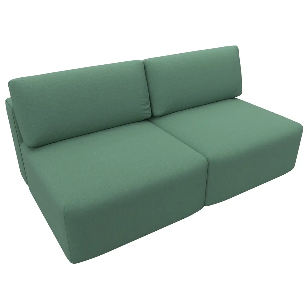 Фото 6 Диван раскладной Лига диванов 200x84x118 см рогожка цвет амур 11 зеленый