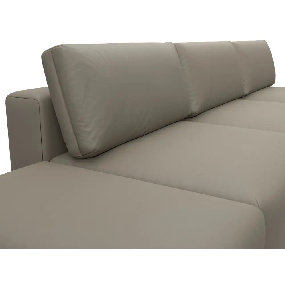 Фото 4 Диван раскладной Лига диванов 130056 367x84x118 см эко-кожа цвет grifon 04 бежевый