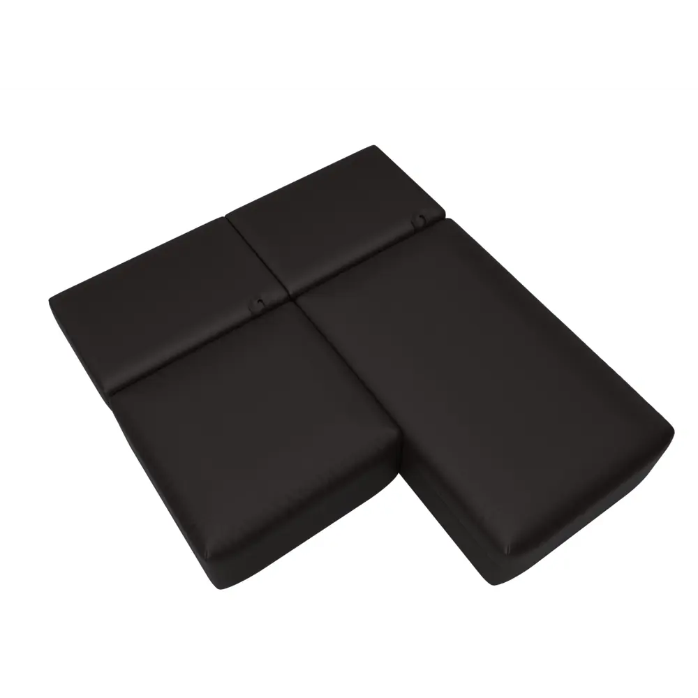 Фото 9 Диван раскладной Лига диванов 130061 200x84x187 см эко-кожа цвет grifon 12 коричневый