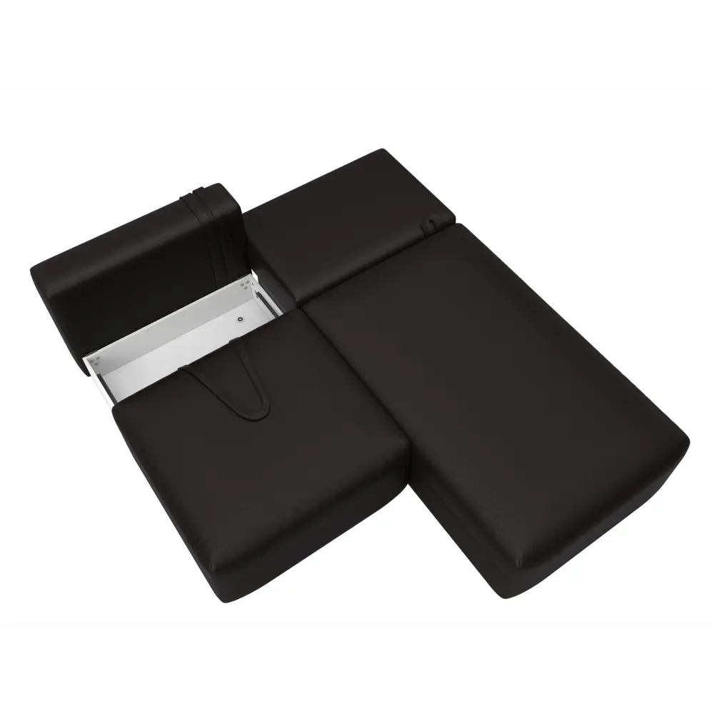 Фото 8 Диван раскладной Лига диванов 130061 200x84x187 см эко-кожа цвет grifon 12 коричневый